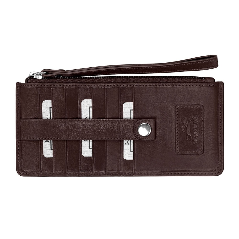 MANCINI Casablanca RFID Leather Wallet Wristlet New In Box